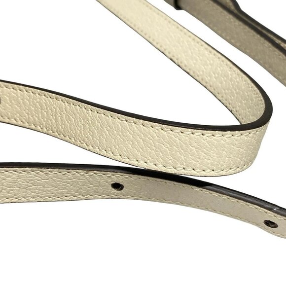 Auth GUCCI Ophidia Mini Backpack 598661 Cream Navy Red Leather Backpack - Picture 10 of 16